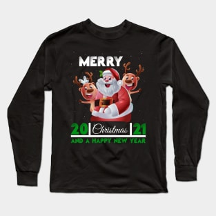 Christmas New Year 2021 Long Sleeve T-Shirt